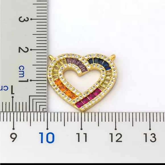 Romantic sexy Heart Shape Rainbow braguette Pendent Long Snake Necklace Jewelry - Picture 3 of 5